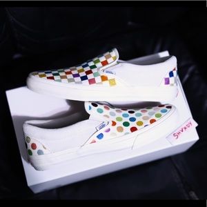 Vans Damien Hirst Slip On Low Polka Dots Palms 9.5